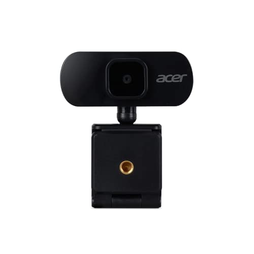 Acer FHD Webcam (2 Megapixel, 30 FPS, Integrated Mic, Compatible with Win, Linux, Mac and Android) Black