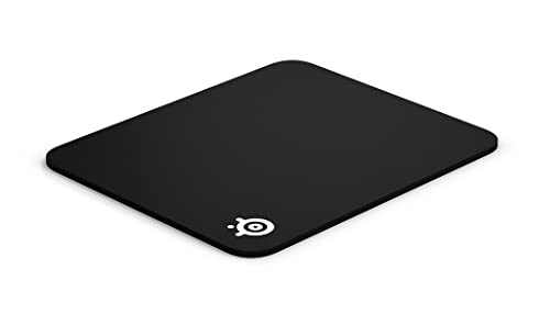 SteelSeries QcK Heavy Cloth Gaming Mouse Pad - Extra Thick Non-Slip Base - Micro-Woven Surface - Optimized For Gaming Sensors - Size M (320 x 270 x 6mm) - Black