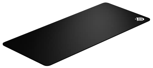SteelSeries QcK XXL Cloth Gaming Mouse Pad - Extra Thick Non-Slip Base - Micro-Woven Surface - Optimized For Gaming Sensors - Size XXL (900 x 400 x 6mm) - Black