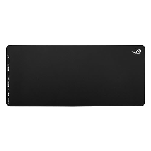 ASUS ROG Hone Ace XXL Gaming Mouse Pad, High-Density Memory Foam Base, Hybrid Cloth Material, 400 x 900 x 3 mm, Esports & FPS Gaming, Black