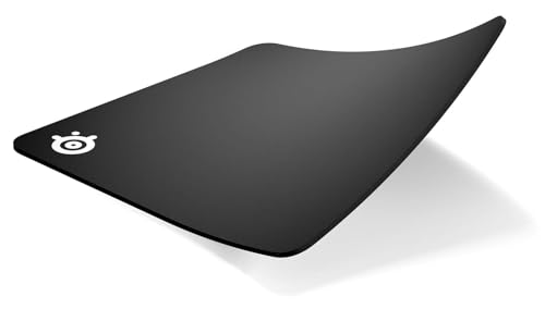 SteelSeries QcK Heavy Cloth Gaming Mouse Pad - Extra Thick Non-Slip Base - Micro-Woven Surface - Optimized For Gaming Sensors - Size L (450 x 400 x 6mm) - Black