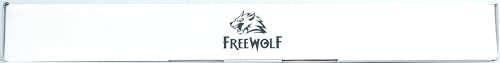 FREEWOLF M88 TKL Wireless Gaming Keyboard, Bluetooth/2.4Ghz Hot Swappable Mechanical Keyboard, Type C/USB A 2-in-1 Wireless Receiver, 87 PBT Keycap, Gasket Mount, Red Switch for PC/MAC - Brown & White