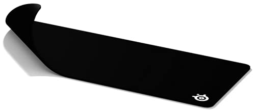 SteelSeries QcK XXL Cloth Gaming Mouse Pad - Extra Thick Non-Slip Base - Micro-Woven Surface - Optimized For Gaming Sensors - Size XXL (900 x 400 x 6mm) - Black