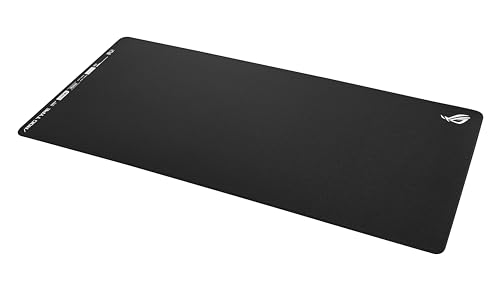 ASUS ROG Hone Ace XXL Gaming Mouse Pad, High-Density Memory Foam Base, Hybrid Cloth Material, 400 x 900 x 3 mm, Esports & FPS Gaming, Black