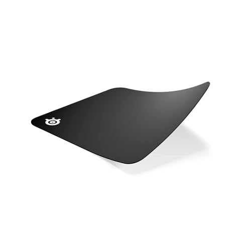SteelSeries QcK Cloth Gaming Mouse Pad - Micro-Woven Surface - Optimized For Gaming Sensors - Size M (320 x 270 x 2mm) - Black (Pack of 4)