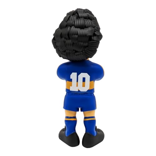 BANDAI MINIX - Diego Maradona Yellow and Blue Figure - Argentina - 12cm Collectibles for Display, Gift Idea for Children And Adults, Football Fans - MN13180