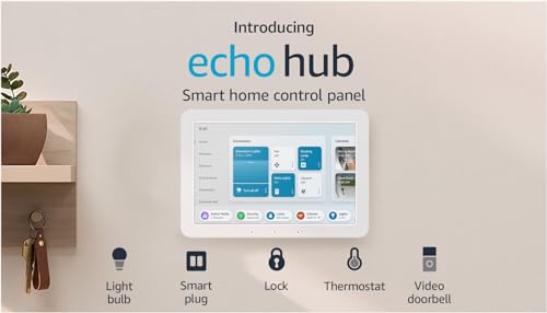 Introducing Echo Hub | 8" smart home control panel with Alexa | Compatible with thousands of devices