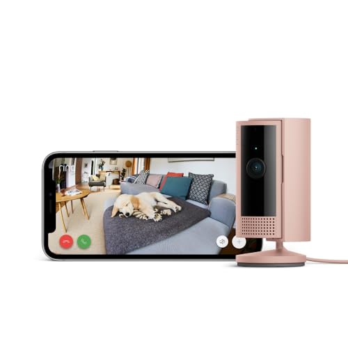 Ring Indoor Camera (2nd Gen) by Amazon | Plug-In Pet Security Camera | 1080p HD, Two-Way Talk, Wifi, Privacy Cover, DIY | alternative to CCTV system | 30-day free trial of Ring Protect