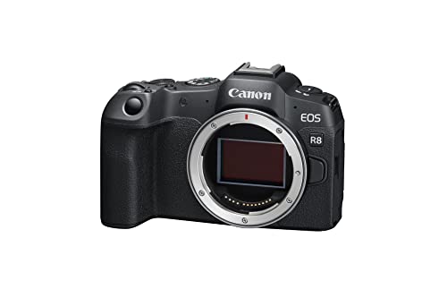 Canon EOS R8 Full-Frame 24.2 MP Mirrorless Camera Body | 4K Full HD Video Recording | (Black)