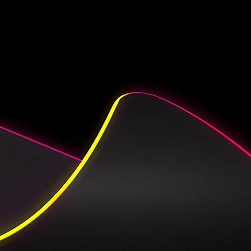 SteelSeries QcK 3XL Prism - 2-zone RGB Illumination - Optimized For Gaming Sensors - Size 3XL (1220 x 590 x 6mm) - Black + RGB