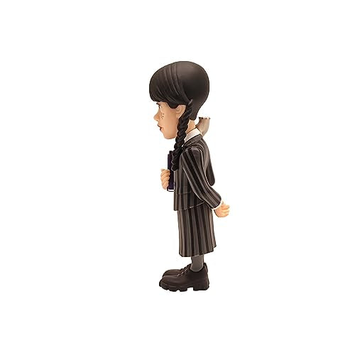 MINIX Bandai Wednesday Addams With Thing Model | Collectable Wednesday And Thing Figure From The Wednesday TV Series | Bandai Wednesday Toys Range | Collect Your Favourite Wednesday Figures