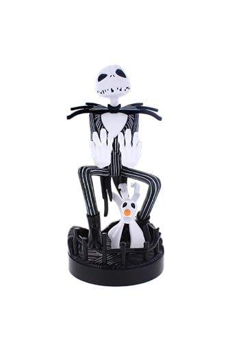 Cable Guys - Disney The Nightmare Before Christmas Jack Skellington Gaming Accessories Holder & Phone Holder for Most Controller (Xbox, Play Station, Nintendo Switch) & Phone