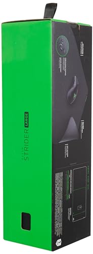 Razer Strider - Hybrid Mouse Mat with a Soft Base and Smooth Glide (Hybrid Soft/Hard Mat , Anti-slip Base, Anti-fraying Stitched Edges, Water-resistant) L | Black