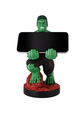 Cable Guys - Marvel Avengers Hulk Gaming Accessories Holder & Phone Holder for Most Controller (Xbox, Play Station, Nintendo Switch) & Phone