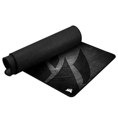 Corsair MM300 PRO Premium Spill-Proof, Stain-Resistant Cloth Gaming Mouse Pad (93 x 30 cm Surface, Micro-Weave Fabric, 3 mm Thick Plush Rubber, Durable Anti-Fray Edges) Extended, Black/Grey