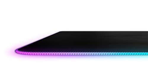 SteelSeries QcK 3XL Prism - 2-zone RGB Illumination - Optimized For Gaming Sensors - Size 3XL (1220 x 590 x 6mm) - Black + RGB