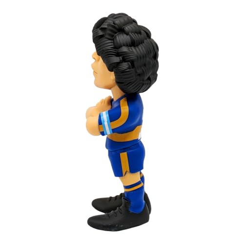 BANDAI MINIX - Diego Maradona Yellow and Blue Figure - Argentina - 12cm Collectibles for Display, Gift Idea for Children And Adults, Football Fans - MN13180