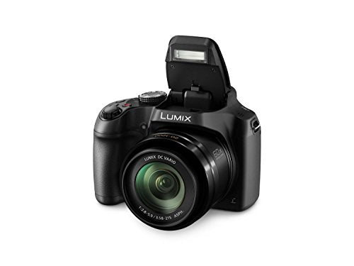 Panasonic LUMIX DC-FZ82EB-K Digital Bridge Camera with Ultra Wide 20-1200 mm Lens - Black