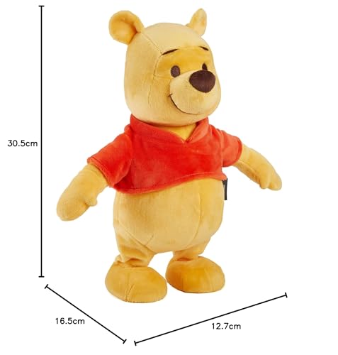Disney Winnie the Pooh My Friend Winnie the Pooh Plush Toy Function, Walking, Speaking and Singing, 1 Year Old, HHL47
