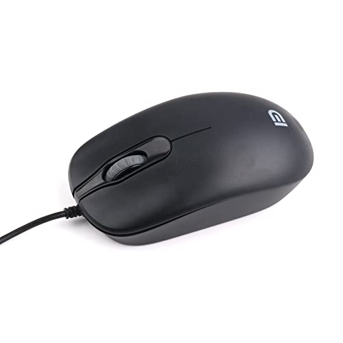 Naclud Wired Mouse USB 3.0, Optical Wired Computer Mouse with 3 Adjustable DPI, Business Office Mouse for Laptop