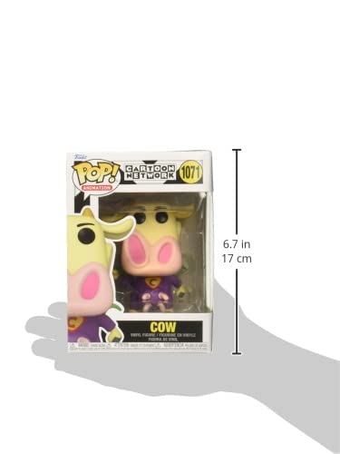 Funko POP! Animation: Cow & Chicken - Super Cow - Collectable Vinyl Figure For Display - Gift Idea - Official Merchandise - Toys For Kids & Adults - Cartoons Fans - Model Figure For Collectors