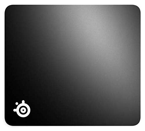 SteelSeries QcK+ - Gaming Mouse Pad - Non-Slip Fabric Base with Rubber Backing - Black (450mm x 400mm x 2mm) | Large