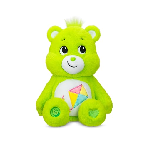 Care Bears | Do-Your-Best Bear 35cm Medium Plush | Collectable Cute Plush Toy, Cuddly Toys for Children, Soft Toys for Girls Boys, Cute Teddies Suitable for Girls and Boys Ages 4+ | Basic Fun 22083