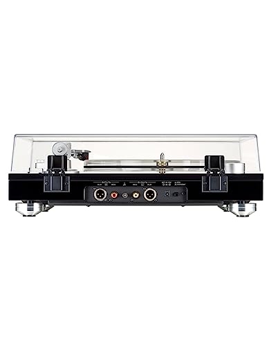 TEAC TN-5BB-M Belt Drive Turntable with balanced output, SAEC Tonearm, Acrylic Platter, Black