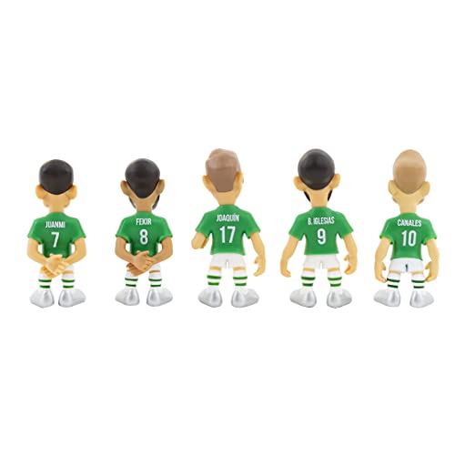 MINIX Collectible Figurines 7 Cms Pack Of 9 (Joaquin, Canales, Juanmi, Fekir, Churches) By Real Betis, 10899