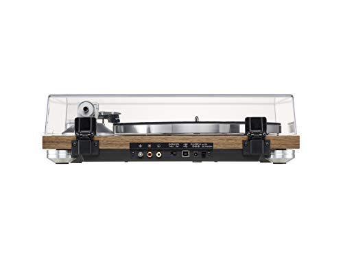 Teac Direct-drive Analog Turntable TN-4D (USB Output for Digital Recording on PC/Mac and built-in Phono EQ Amplifier) Walnut