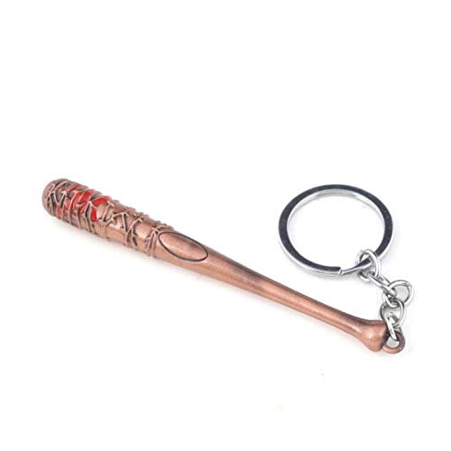 DW Lucille Negan's Bat, The Walking Dead Merchandise Keychain for Men Women Car Lucille Bat Keyring For Fans Of Negan.