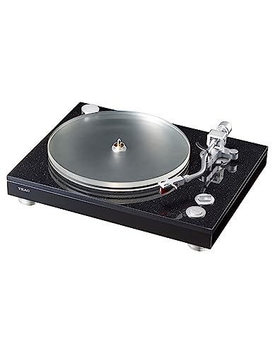 TEAC TN-5BB-M Belt Drive Turntable with balanced output, SAEC Tonearm, Acrylic Platter, Black