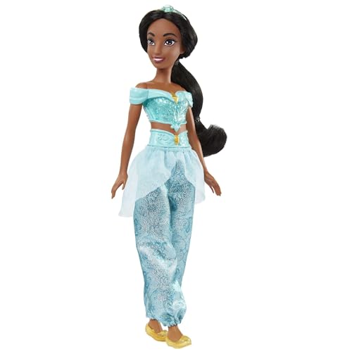 Mattel Disney Princess Toys, 13 Princess Fashion Dolls with Sparkling Clothing and Accessories, Inspired by Disney Movies, Gifts for Kids, HLW43