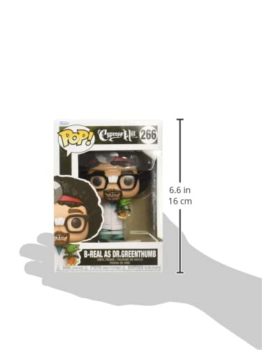 Funko POP! Rocks: Cypress Hill - B Real - (Dr. Greenthumb) - Collectable Vinyl Figure - Gift Idea - Official Merchandise - Toys for Kids & Adults - Music Fans - Model Figure for Collectors