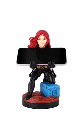 Cable Guys - Marvel Avengers Black Widow Gaming Accessories Holder & Phone Holder for Most Controller (Xbox, Play Station, Nintendo Switch) & Phone