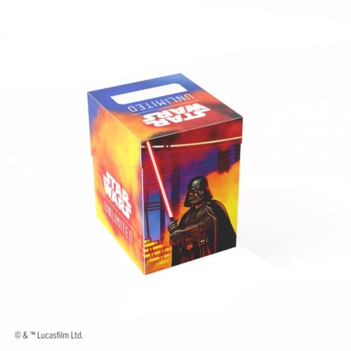 Gamegenic | Star Wars Unlimited Soft Crate - Luke/Vader | Trading Card Accessory