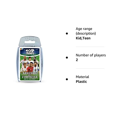 Top Trumps Legends of World Football - Who Is Your Hero? Card Game