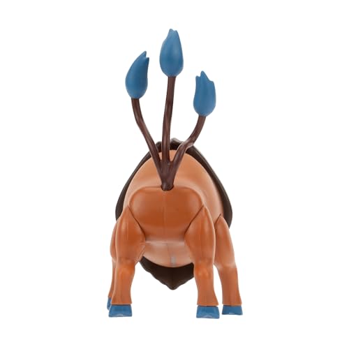 Pokémon Tauros Battle Feature Figure - 4.5-Inch Tauros Battle Ready Figure with Leg Kick Attack