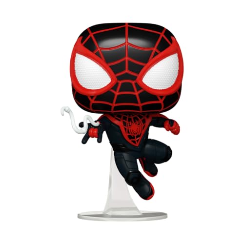 Funko POP! Games: Spider-Man 2- Miles Morales - Spider-man 2 Video Game - Collectable Vinyl Figure - Gift Idea - Official Merchandise - Toys for Kids & Adults - Video Games Fans