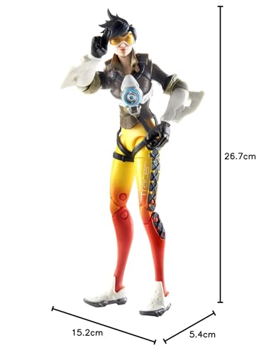 OVERWATCH Ultimates Series Tracer 6-Inch-Scale Collectible Action Figure with Accessories - Blizzard Video Game Character,Nylon/a