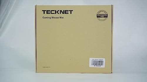 TECKNET Mouse Mat with Memory Foam Rest -Non-slip Rubber base- Special-Textured Water-Resistant Surface