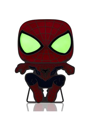 Loungefly POP! Large Enamel Pin MARVEL: SPIDERMAN ANDREW GARFIELD - Spider-Man - Spiderman No Way Home Enamel Pins - Cute Collectable Novelty Brooch - for Backpacks & Bags - Gift Idea