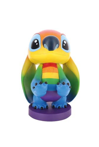 Cable Guys - Disney Rainbow Stitch Gaming Accessories Holder & Phone Holder for Most Controller (Xbox, Play Station, Nintendo Switch) & Phone
