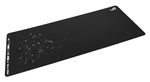 ASUS ROG Hone Ace XXL Gaming Mouse Pad, High-Density Memory Foam Base, Hybrid Cloth Material, 400 x 900 x 3 mm, Esports & FPS Gaming, Black