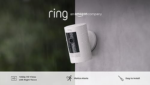 Ring Outdoor Camera Battery (Stick Up Cam) | HD wireless outdoor Security Camera with Two-Way Talk, Wifi, Works with Alexa, alternative to CCTV | 30-day free trial of Ring Protect | 2 Cameras