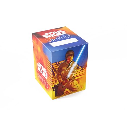 Gamegenic | Star Wars Unlimited Soft Crate - Luke/Vader | Trading Card Accessory