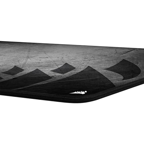 Corsair MM350 PRO Premium Spill-Proof, Stain-Resistant Cloth Gaming Mouse Pad (93 x 40 cm Surface, Micro-Weave Fabric, 4 mm Thick Plush Rubber, Durable Anti-Fray Edges) Extended XL, Black/Grey