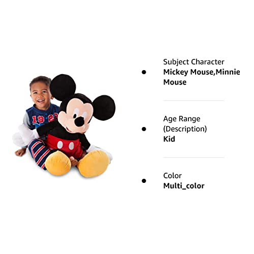 25 inches large stuffed Disney Disney Mickey Mouse Plush Mickey Mouse (japan import)