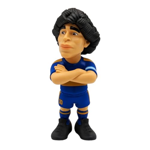 BANDAI MINIX - Diego Maradona Yellow and Blue Figure - Argentina - 12cm Collectibles for Display, Gift Idea for Children And Adults, Football Fans - MN13180