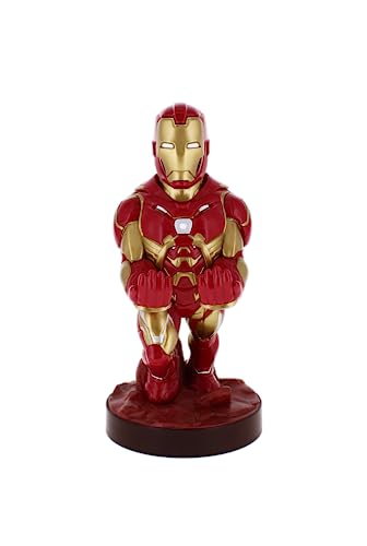 Cable Guys - Marvel Avengers Iron Man Gaming Accessories Holder & Phone Holder for Most Controller (Xbox, Play Station, Nintendo Switch) & Phone